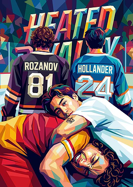 Heated Rivalry Hockey Art