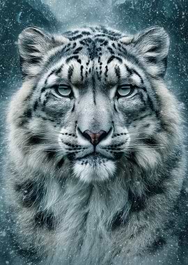 Snow Leopard Majesty