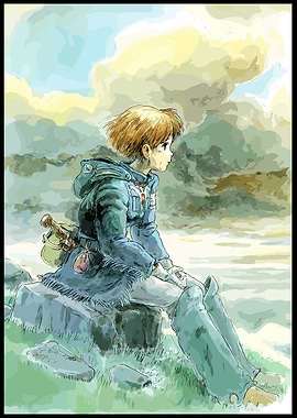 Girl looking at the sky