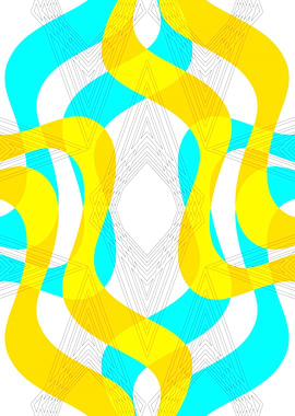 Abstract Swirling Shapes