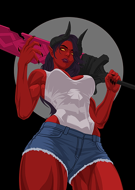 Red Demon Woman Malevola