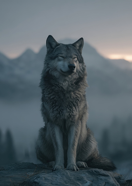 Peaceful Wolf