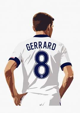 Steven Gerrard England Jersey