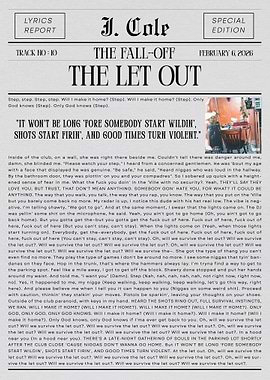 J. Cole The Let Out