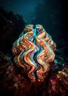Giant Clam Underwater