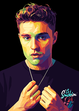 Pop Art Portrait of a Sam Fender
