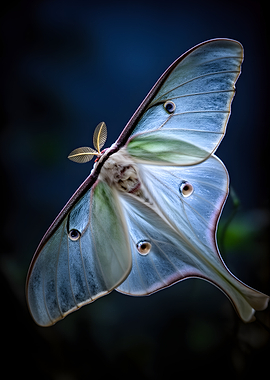 Luna Moth Close-up