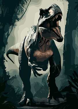 Tyrannosaurus Rex in Jungle