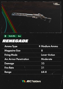 Renegade Battle Rifle Stats