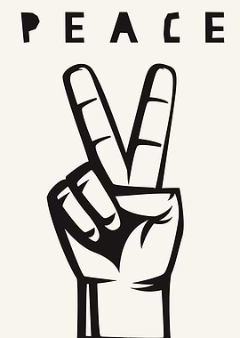 Peace Symbol with Text