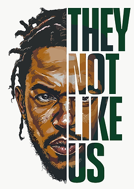 Kendrick Lamar 'They Not Like Us' Portrait