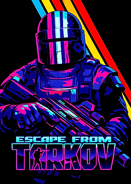 Escape From Tarkov Soldier Pop Art