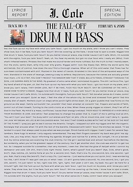 J. Cole Drum N Bass