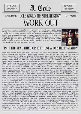 J. Cole Work Out