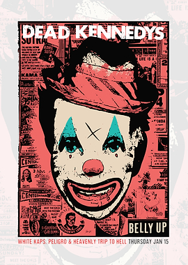 Dead Kennedys Clown Poster