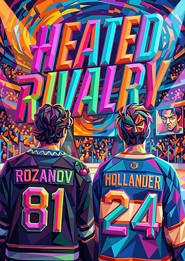 Heated Rivalry Hockey Poster