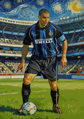 Ronaldo in Inter Milan Jersey