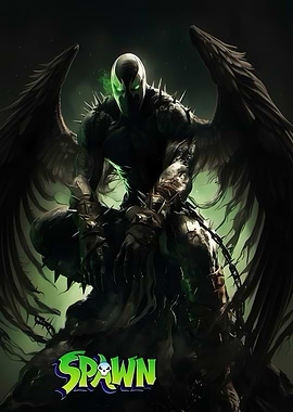 Spawn with Black Wings