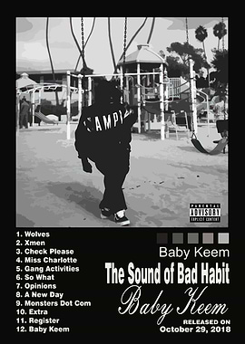 Baby Keem The Sound of Bad Habit Album Cover
