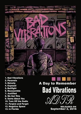 A Day to Remember Bad Vibrations Album Art