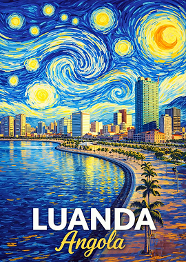 Luanda, Angola Starry Night