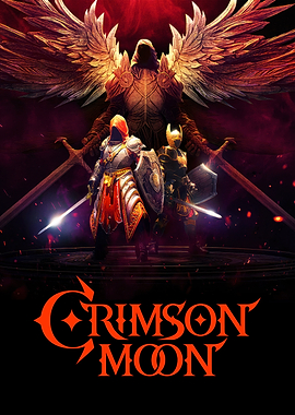 Crimson Moon Fantasy Game Art
