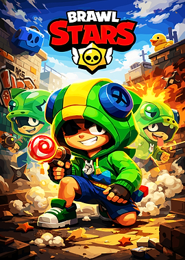 Brawl Stars Leon and Friends