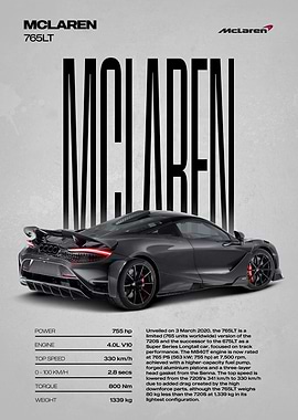 McLaren 765LT Supercar