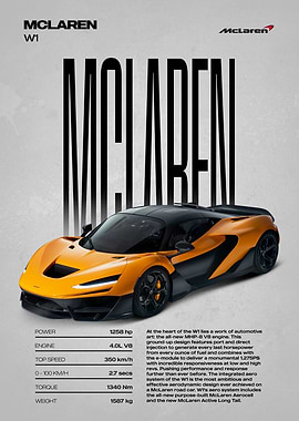 McLaren W1 Supercar