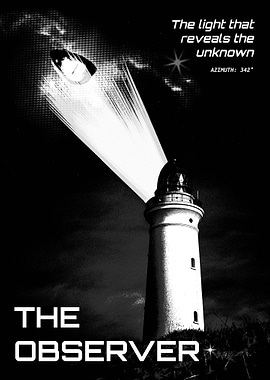 The Observer Lighthouse and UFO