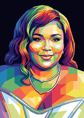 Lizzo Pop Art Portrait