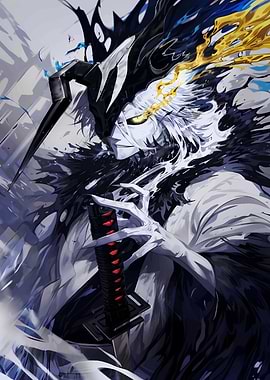 Anime character with sword