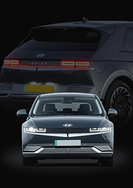 Hyundai Ioniq 5 Front and Rear View