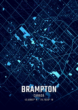 Brampton Midnight City Map