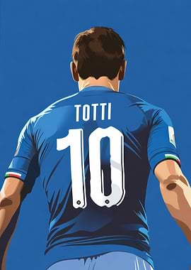 Francesco Totti Italy Soccer Jersey
