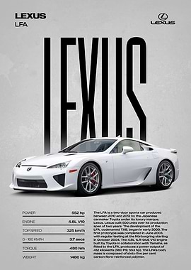 Lexus LFA Sports Car