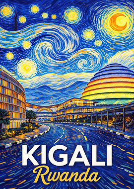 Kigali Rwanda Starry Night
