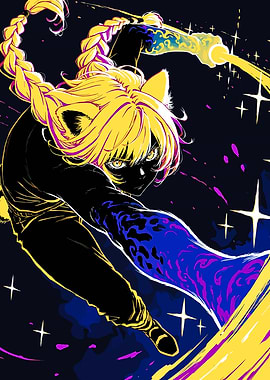 Anime Cat Girl Warrior