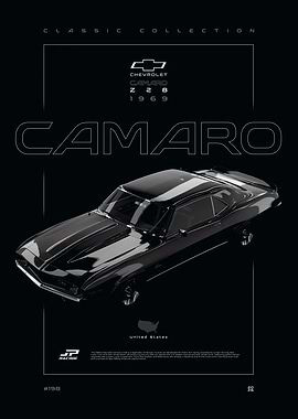 1969 Chevrolet Camaro Z/28 Poster