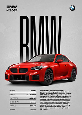 BMW M2 G87 Sports Car