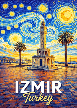Izmir Turkey Starry Night