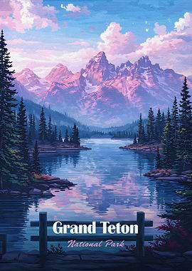 Grand Teton National Park Poster