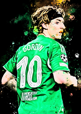 Soccer Player Gordon with Number 10