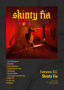 Fontaines D.C. Skinty Fia Album Cover