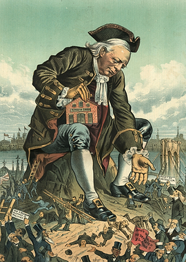 Giant Politician Holds Plymouth Church