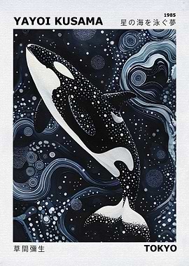 Yayoi Kusama Orca Dream Painting