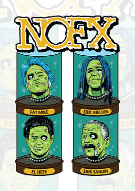 NOFX Band Members as Zombies