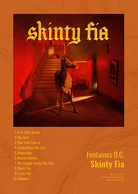 Fontaines D.C. Skinty Fia Album Cover