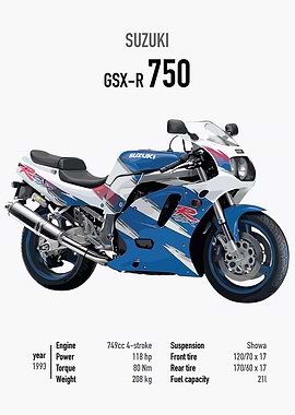 Suzuki GSX-R 750 Motorcycle