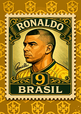 Ronaldo Brazil Stamp
